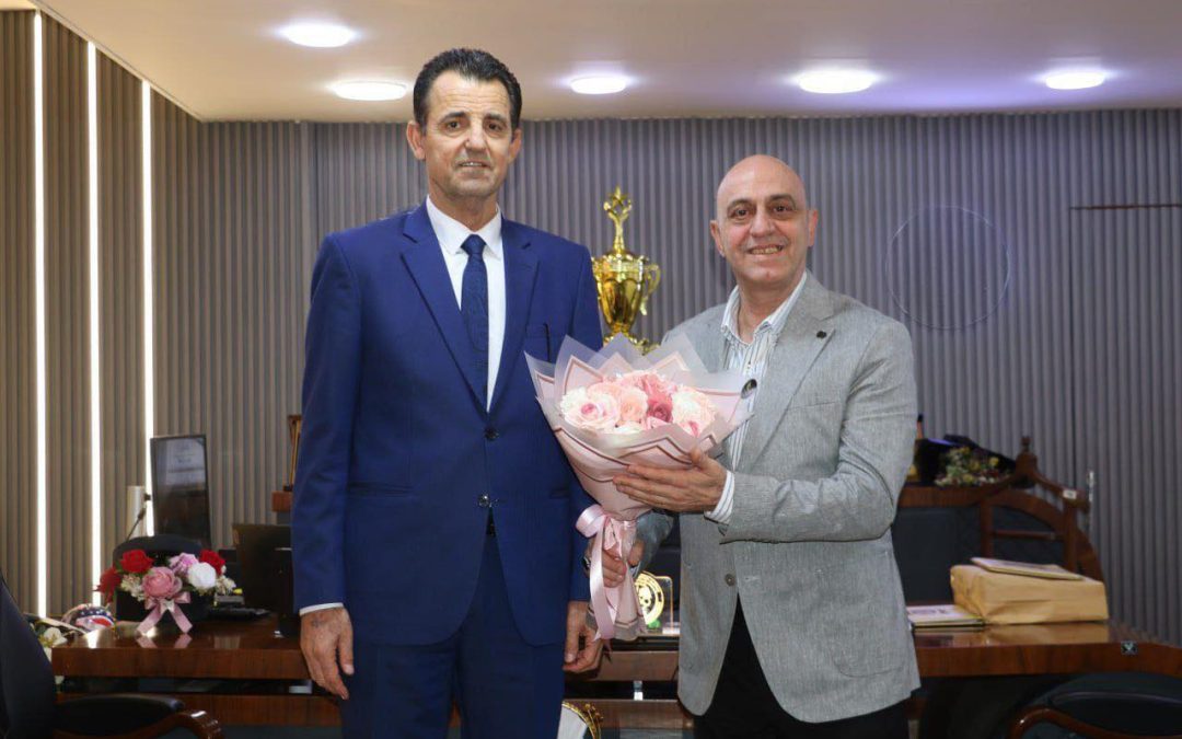 Congratulatory and Collaborative Visit to the College of Physical Education at the University of Mosul