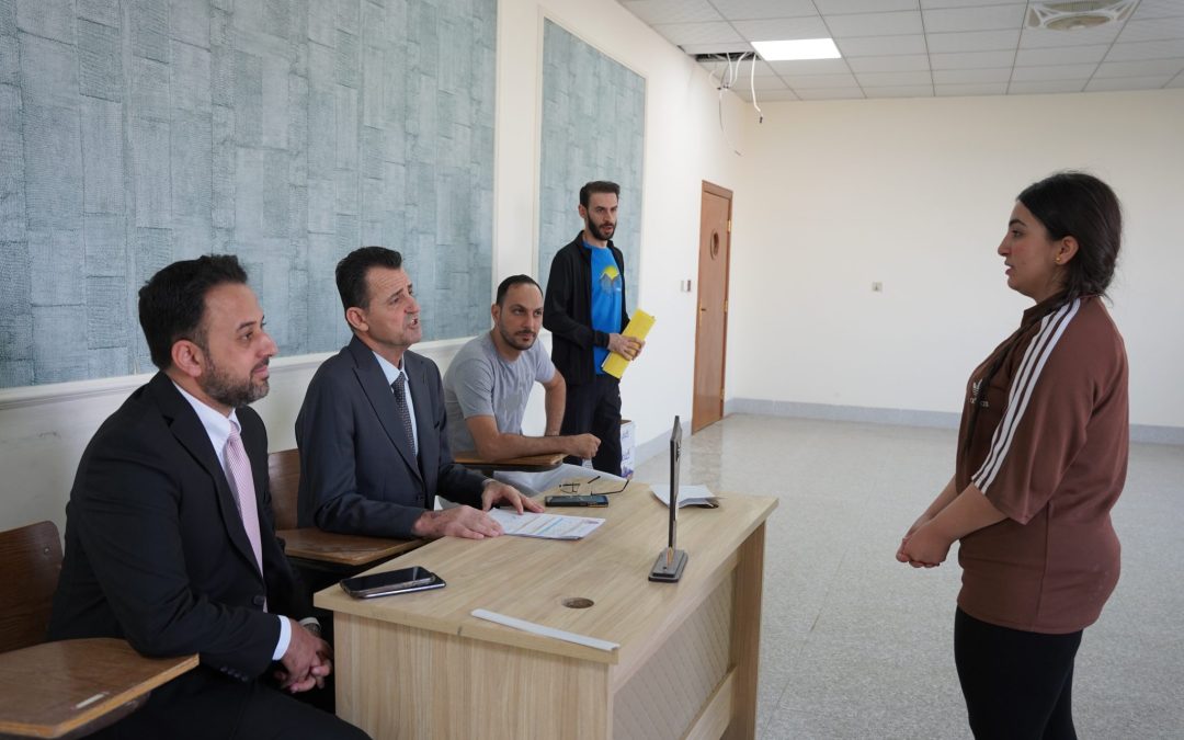 Launching the Admission Tests at the College of Physical Education and Sport Sciences – University of Hamdaniya