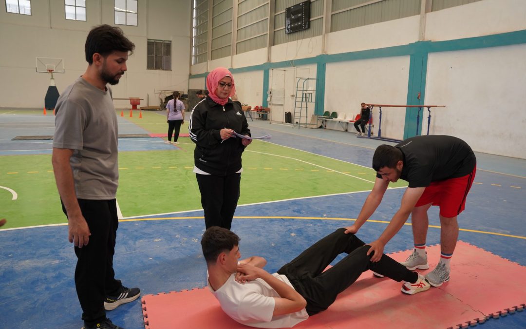 The College of Physical Education and Sport Sciences – University of Hamdaniya Completes Admission Tests